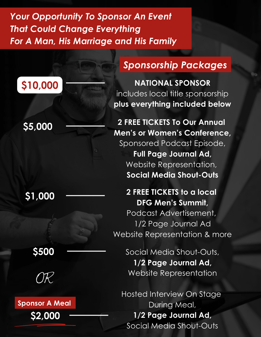 DFG Sponsorship Packages